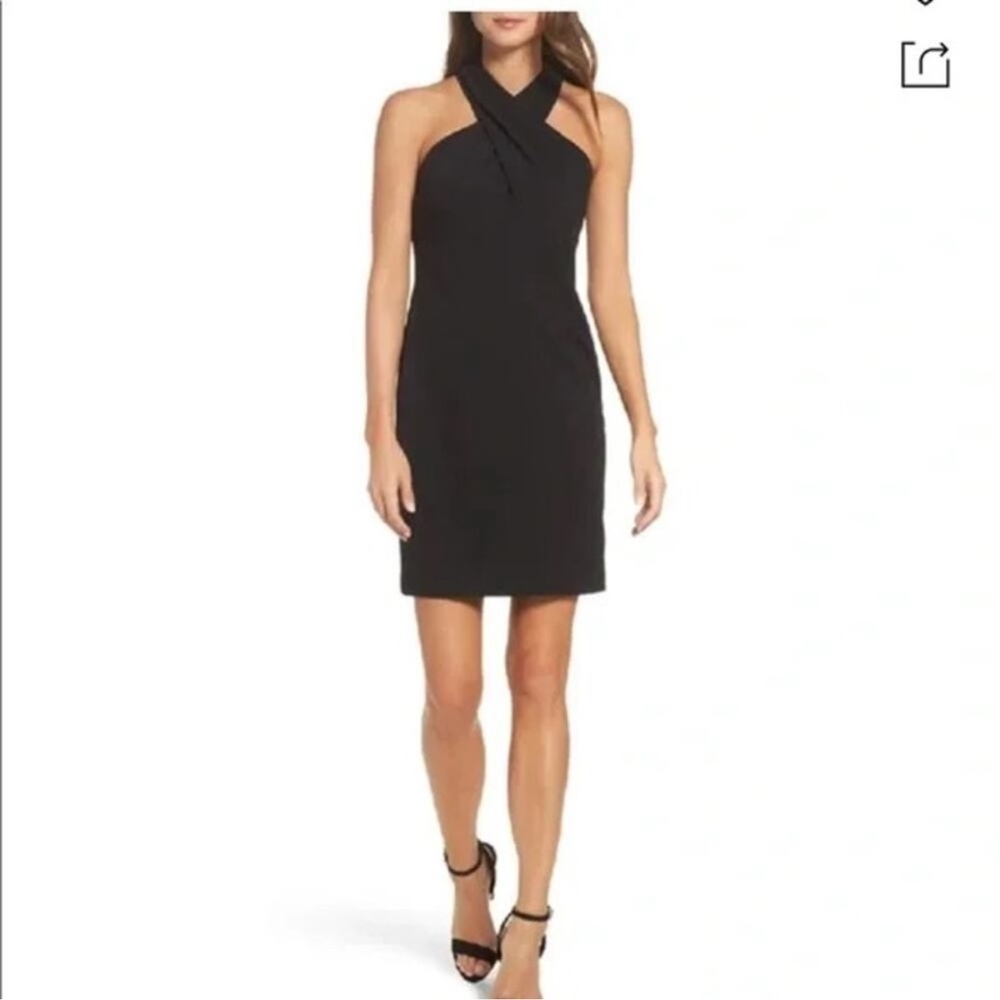 Eliza J Black Halter Dress
